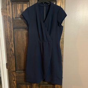 The Limited Navy tulip style dress